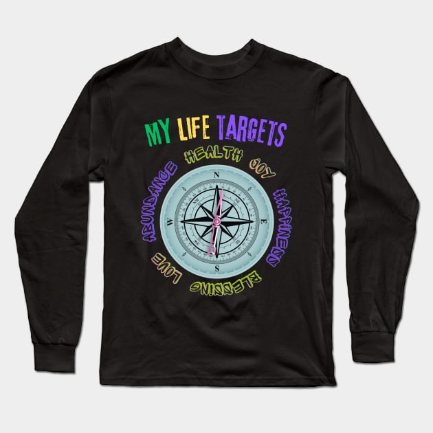 My Targets Long Sleeve T-Shirt by FehuMarcinArt